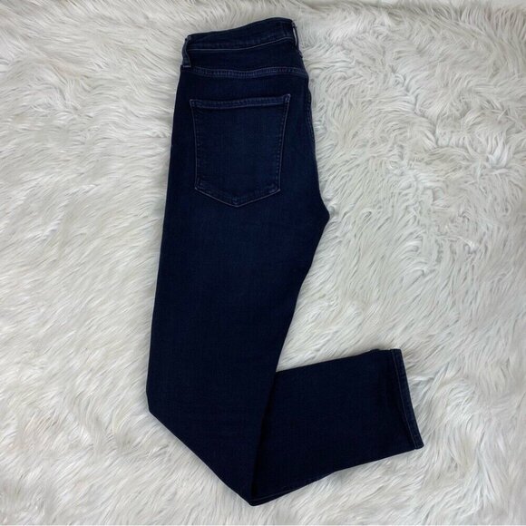 Agolde Denim Women’s Dark Blue Designer Mid-Rise Skinny Luxury Jeans W29/L27 - Picture 5 of 15